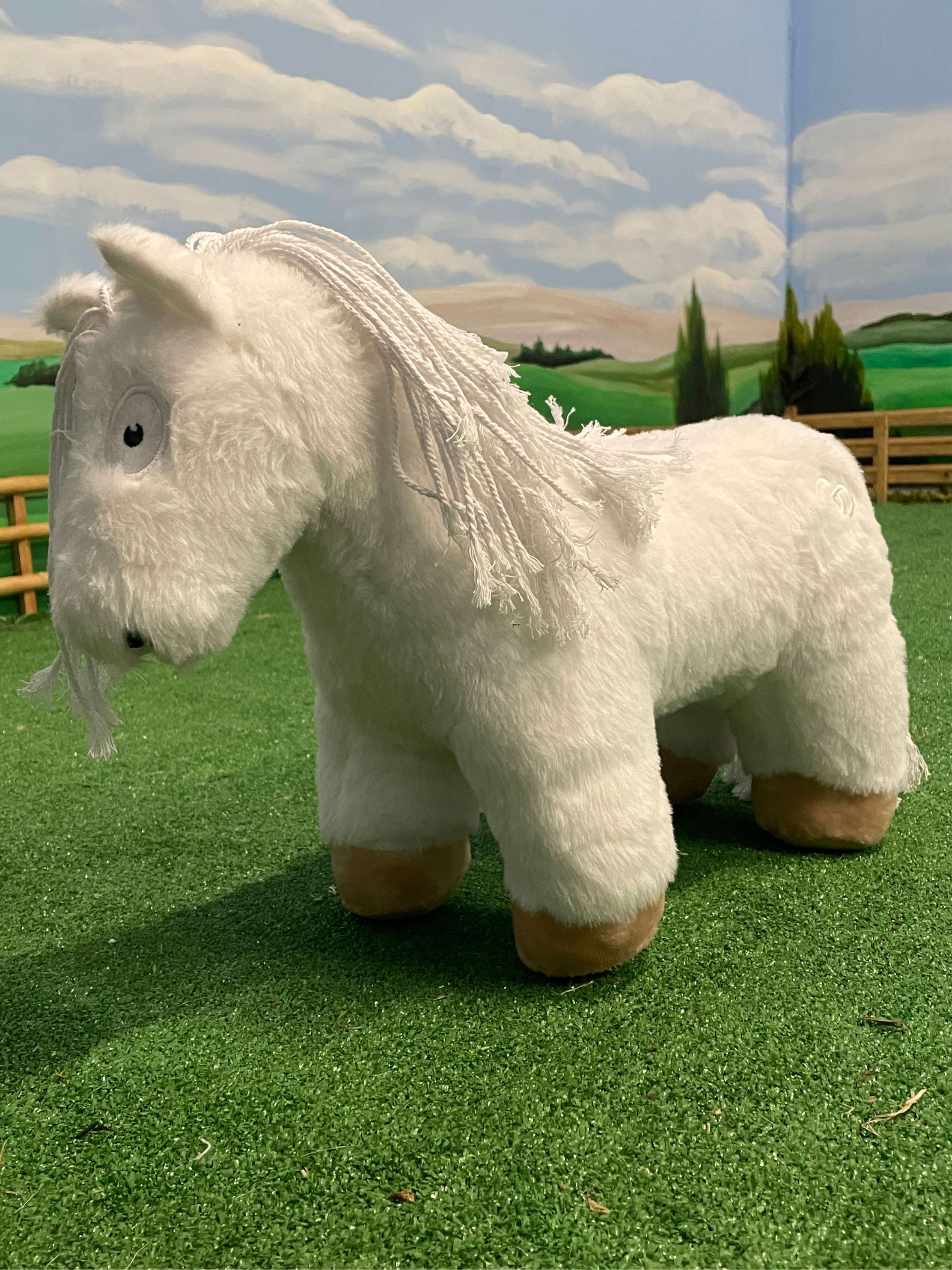 Crafty Ponies Soft Toy Pony WHITE