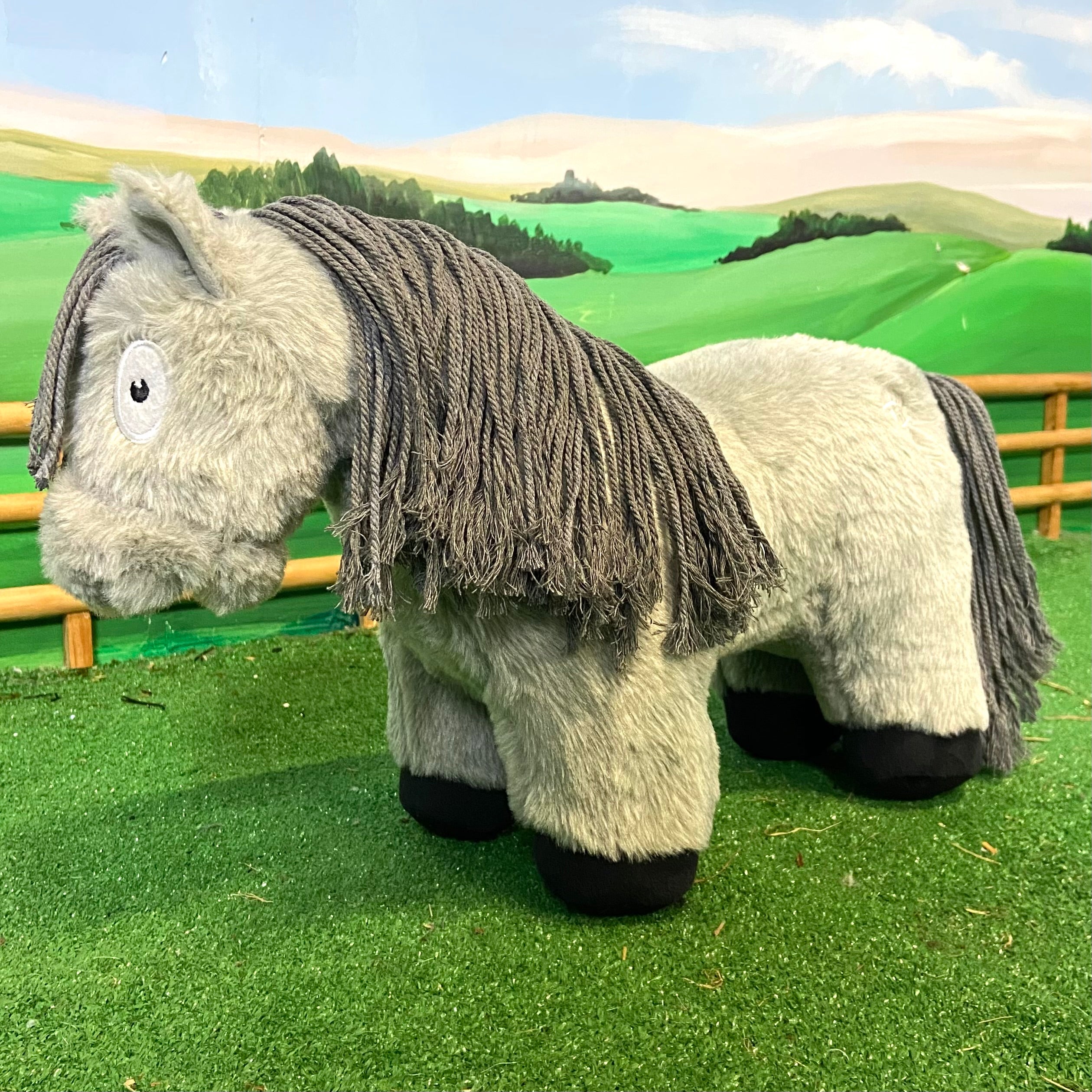 Crafty Ponies Soft Toy Pony - Grey roan