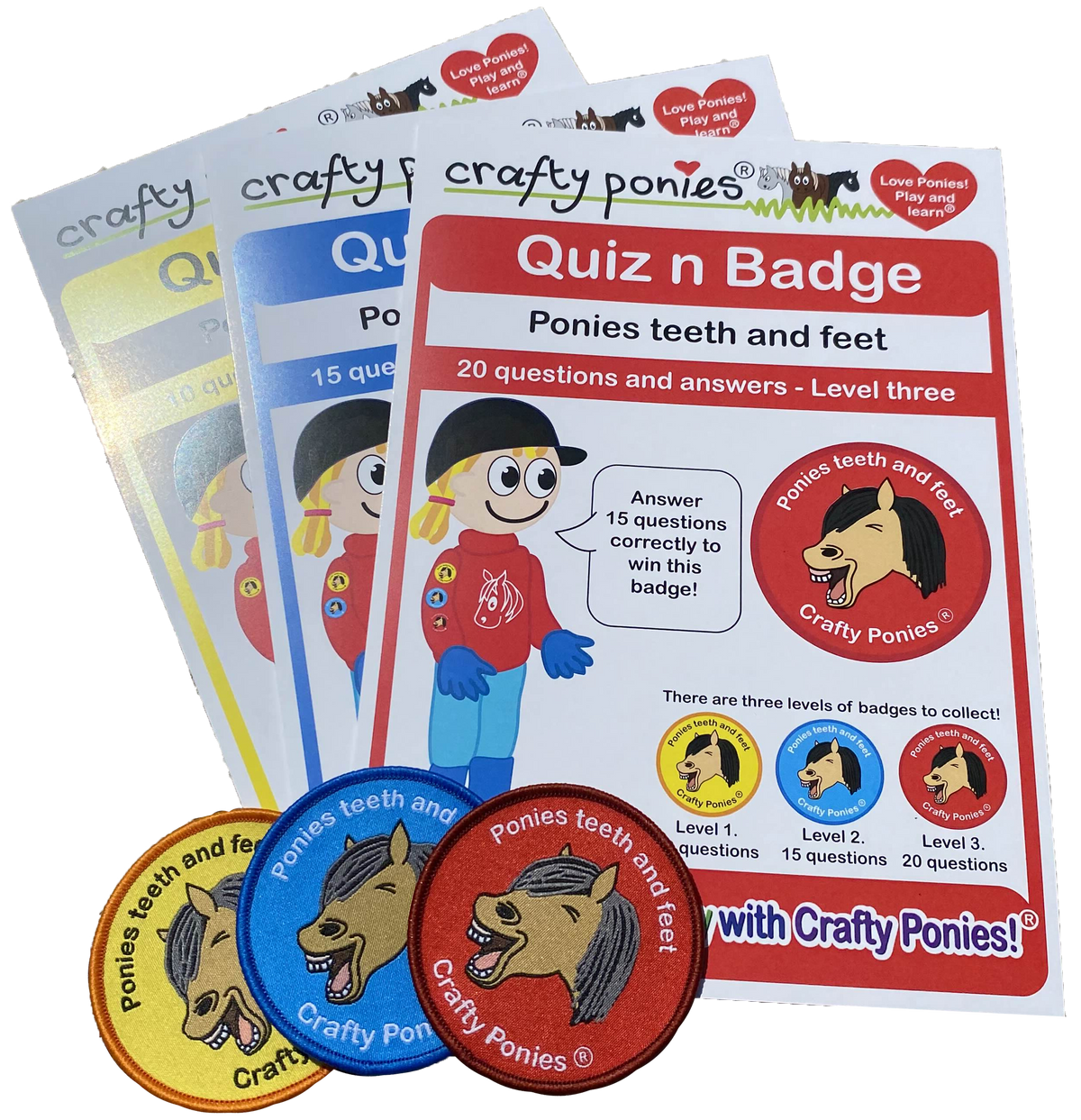 Quiz Booklets and Badges