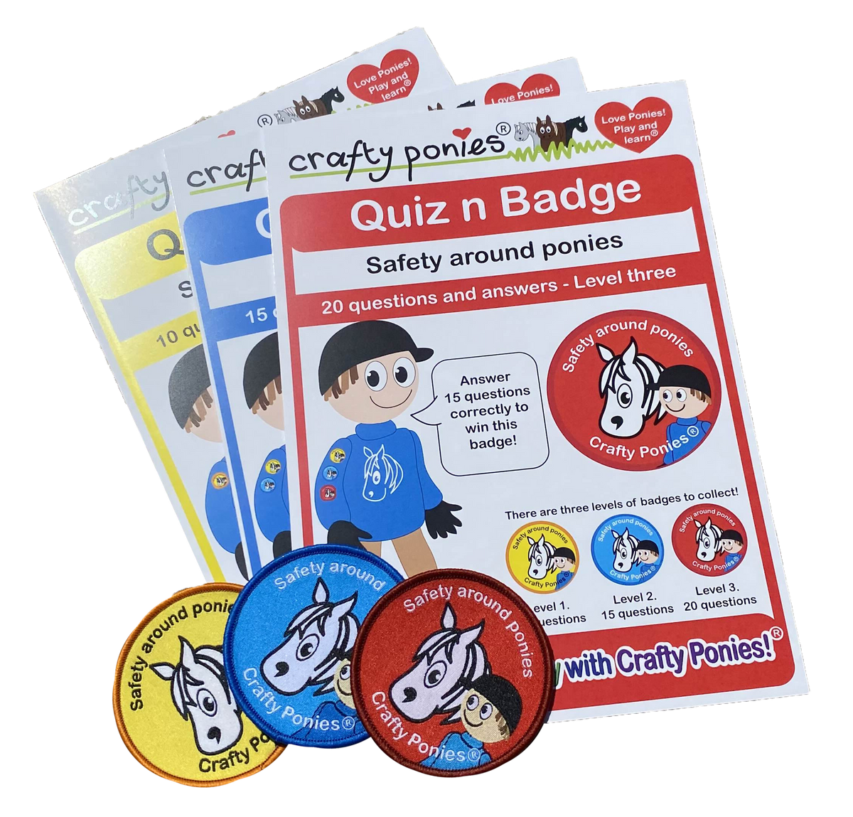 Quiz Booklets and Badges