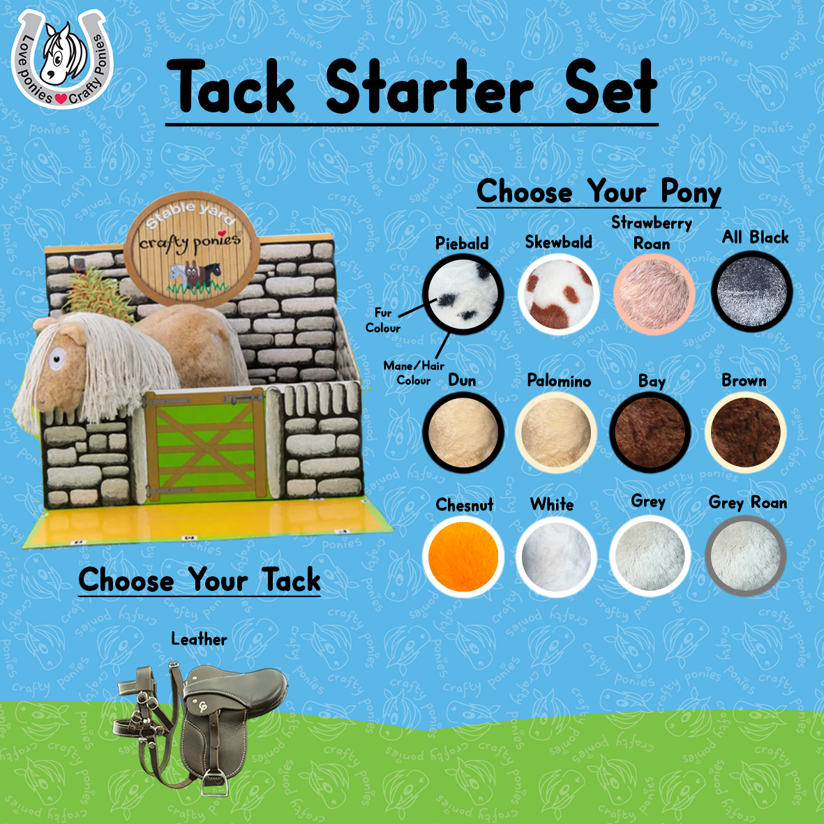 LEATHER Tack starter set