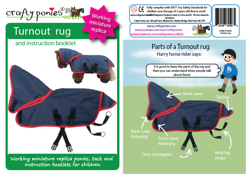 Turnout Rug Fun Pattern Turnout Rug – Crafty Ponies UK
